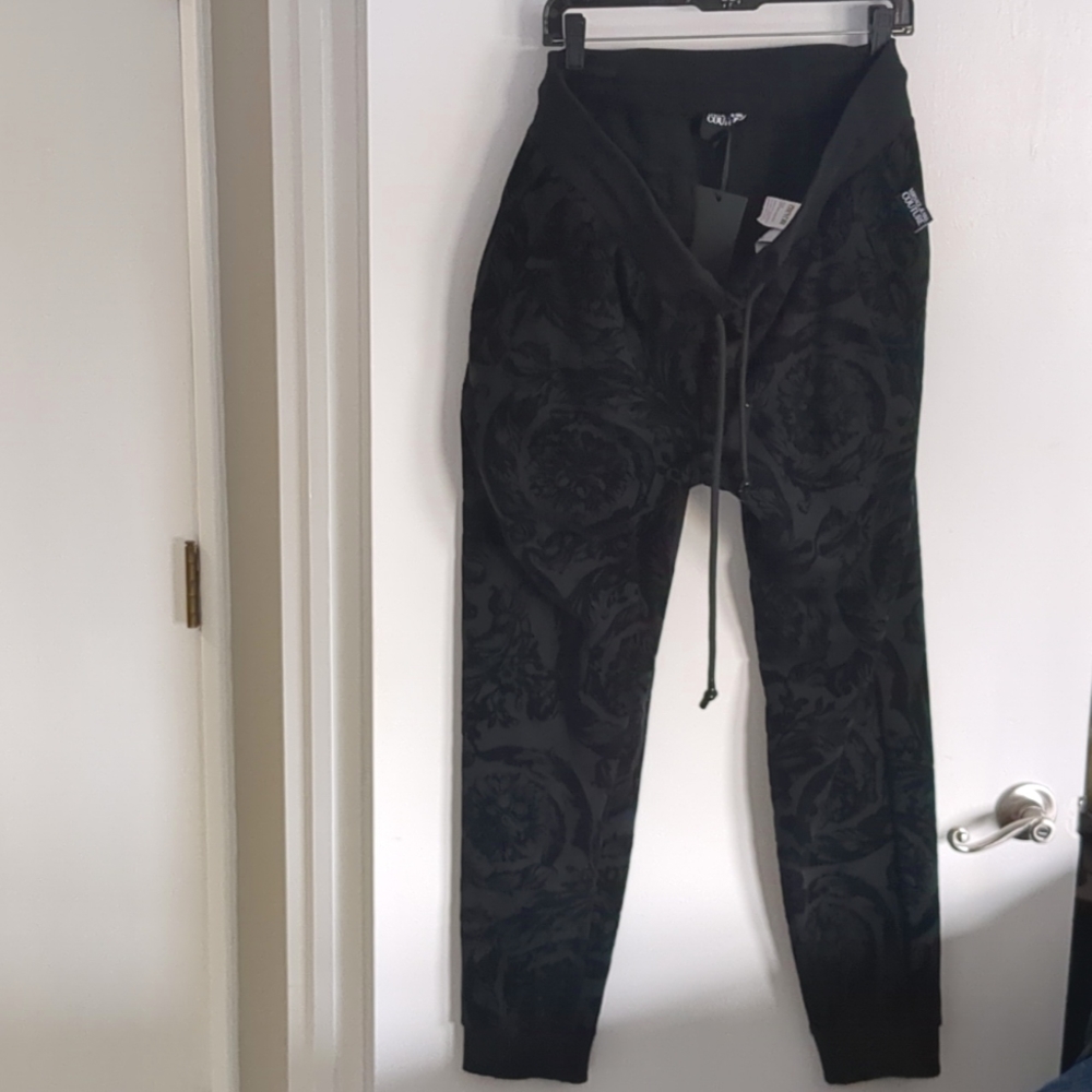 Versace black joggers
